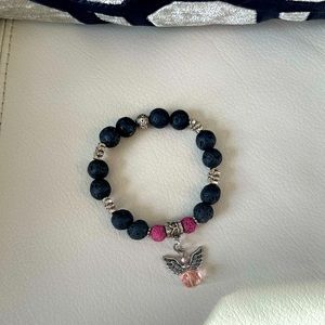 π 2/$50 π ANGEL Lava Bead Bracelet Aromatherapy Essential Oil Bracelet